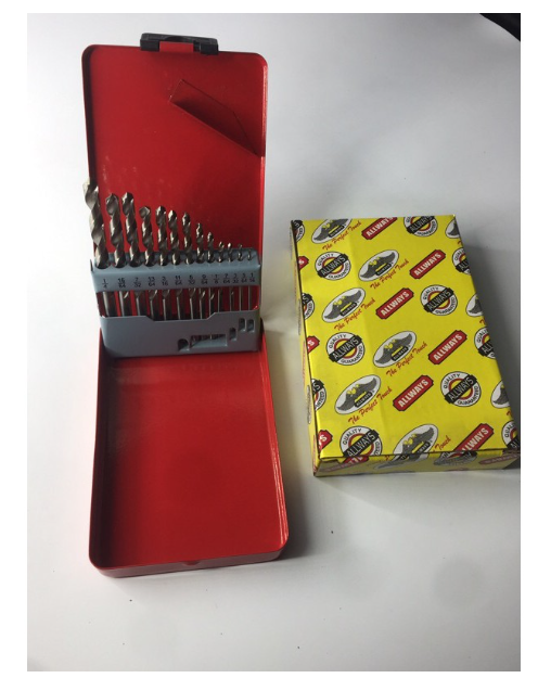 MW24-ชุดดอกสว่าน 13ชิ้น Allways พร้อมกล่องเหล็กจัดเก็บ ดอกสว่าน เจาะเหล็ก เจาะไม้ เจาะpvc