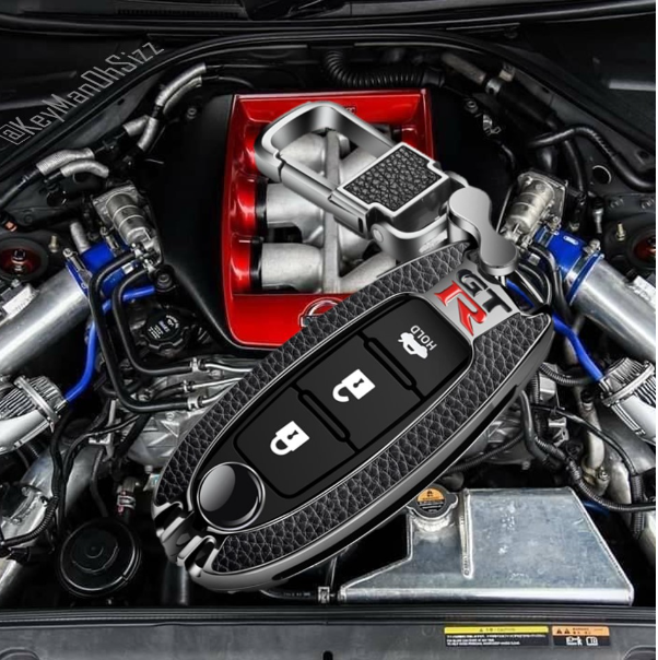 K53-เคสโลหะรีโมทรถนิสสัน Nissan 2020 Full Package GTR Key Sets Nissan GTR, March,X-Trail,Navara,Juke,Almera 2, 3 และ 4 ปุ่ม