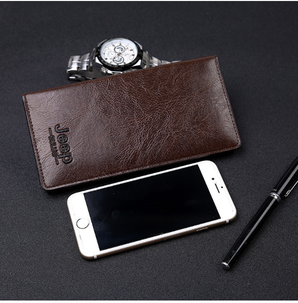 TOP23-Jeep กระเป๋าสตางค์หนัง ใบยาว สำหรับผู้ชาย