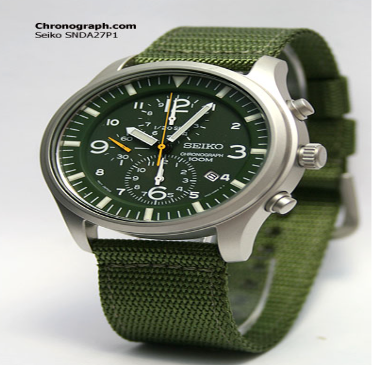 S16-SEIKO Chronograph Men's Watch รุ่น SNDA27P1