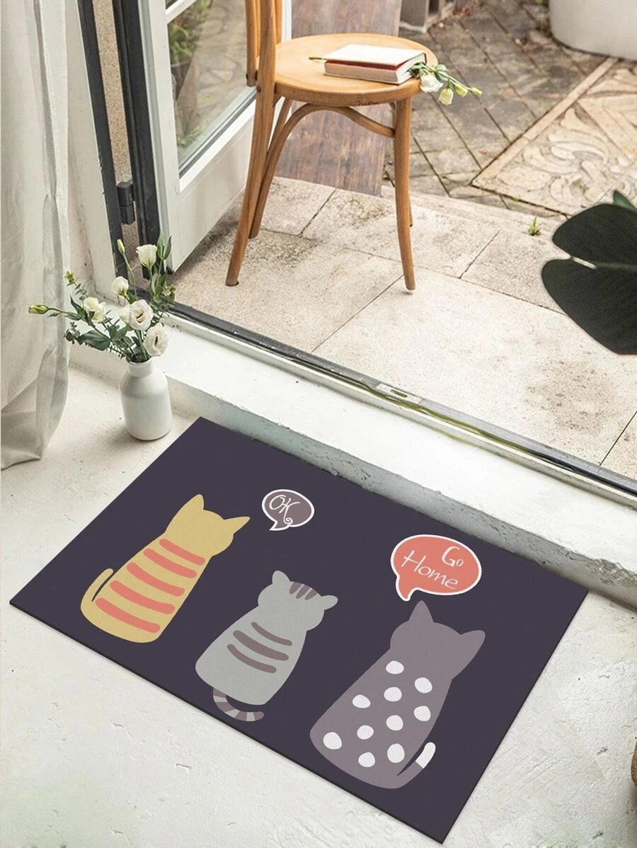 พรมหน้าประตู ภาพ การ์ตูน 1 ชิ้น ii-2