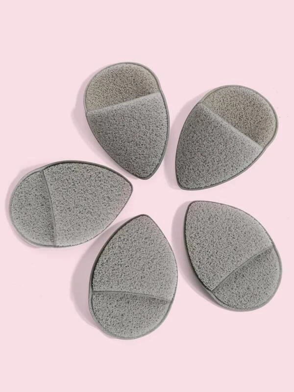 พัฟล้างเครื่องสำอาง ออกแบบ หยดเล็กๆ 5 ชิ้น d-43