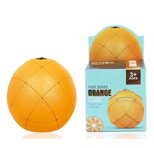 ONE73-รูบิค 3x3 FanXin Orange รูบิคส้ม รูบิคผลไม้ รูบิค 3x3 FanXin Orange คือ รูบิค 3x3 ที่มีรูปร่างเป็น ผลส้ม ซึ่งเหมาะสำหรับ สะสมเป็นอย่างยิ่ง ขนาด 76 x 76 x 80 มิลลิเมตร น้ำหนัก 112 กรัม