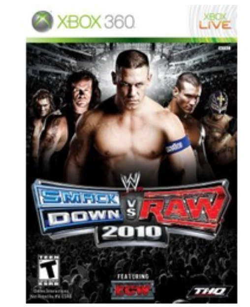 GA57-WWE SmackDown vs Raw 2010 xbox360 [Region Free] แผ่นเกมXbox360 แผ่นไรท์สำหรับเครื่องที่แปลงแล้ว LT/RGHทุกโซน