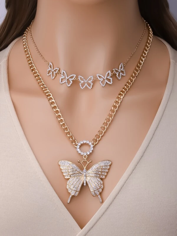 สร้อยคอ พลอยเทียม เสื้อท่อนบนลูกไม้คมชัด 2 ชิ้น kk-209