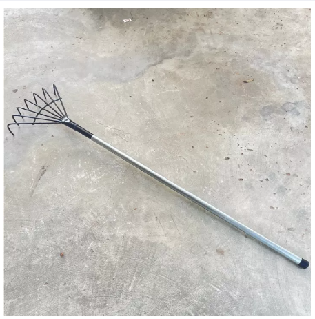 D11-คราด มือเสือ 7ฟัน ด้ามแปป คราดมือเสือ คราดโกยใบไม้ คราดโกยหญ้า คราดใบไม้