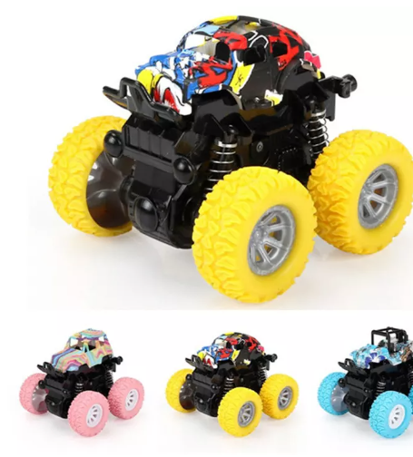 GO35-รถเฉื่อยขับเคลื่อนสี่ล้อ รถของเล่น Big Wheel ล้อใหญ่ หมุนได้ 360 องศา ใช้มือไถเล่น