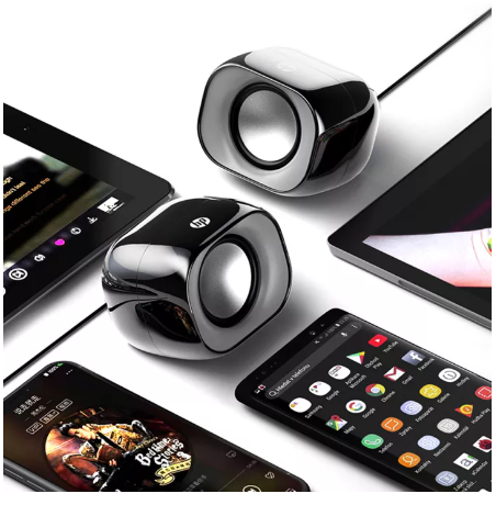 PD128-HP DHS2111มัลติมีเดียลำโพงมินิUSBเสียงสเตอริโอแบบรอบทิศทาง3-Band Equalizationสำหรับโน็คบุคตั้งโต๊ะทีวีมือถือโทรศัพท์