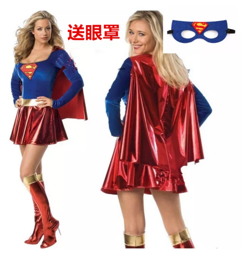 SE38@Halloween COS Adult Wonder Woman Clothing Skirt Performance Wear COS Play Mantle Make-up Ball Party