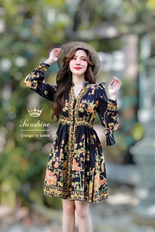 เดรสโบฮีเมียนสุดน่ารัก  ส-69