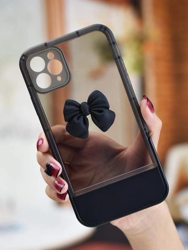 เคส โทรศัพท์ ผูกโบว์ ตกแต่ง c-47