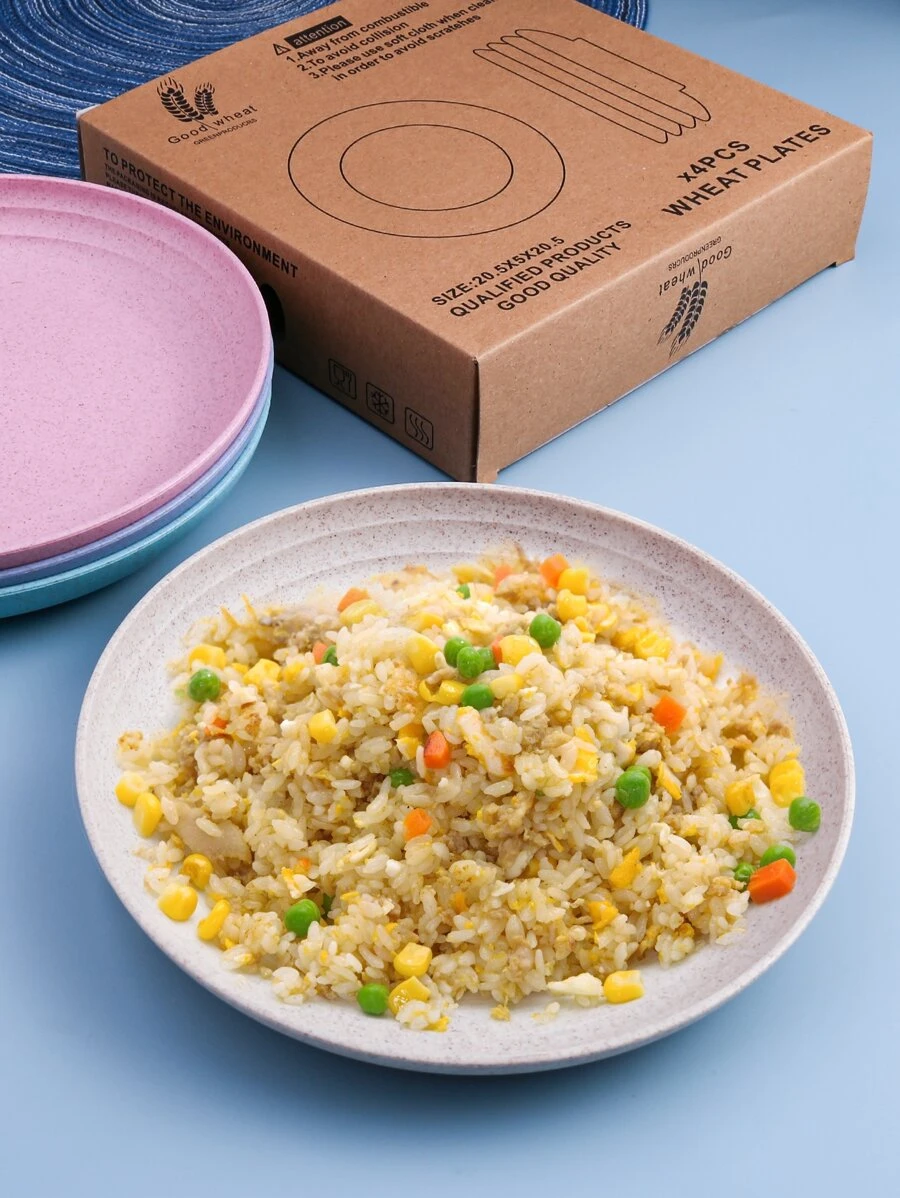 ชุดจานกลม 4 ชิ้น  ff-74