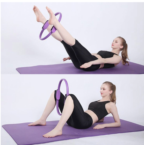Z05-Pilates Yoga Ring ห่วงพิลาทิส ห่วงออกกำลังกาย วงกลมพิลาทิส อุปกรณ์ออกกำลังกายพิลาทิส วงกลมโยคะ พิลาทิส มีให้เลือก 3 สี