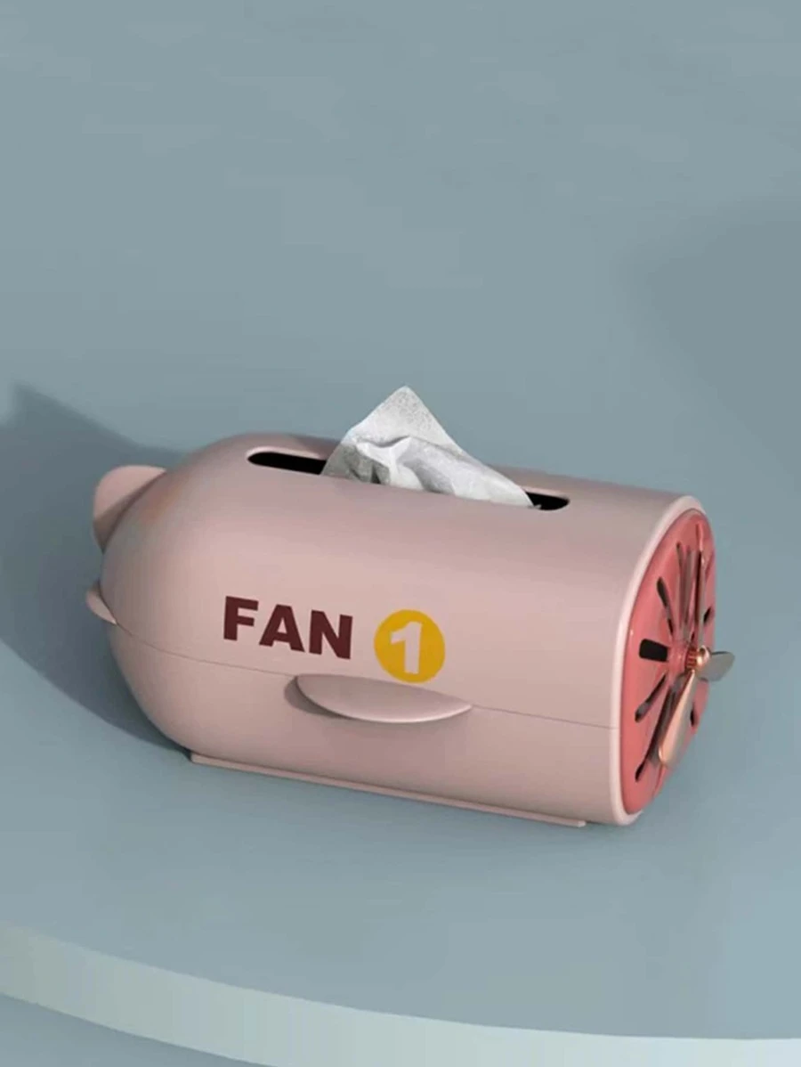 กล่องทิชชู่ กราฟฟิค ตัวอักษร ติดผนัง 1 ชิ้น  nn-103