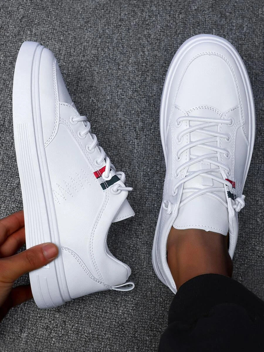 ผู้ชาย รองเท้าสเก็ต สายรัดหน้า รายละเอียด ลายทาง m-18 z39-46