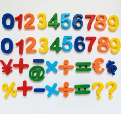 N100-สติ๊กเกอร์แม่เหล็กเด็กแม่เหล็กตัวอักษรและตัวเลขการเรียนรู้ของเล่นแม่เหล็กตู้เย็นแม่เหล็กครบชุดการศึกษาปฐมวัย