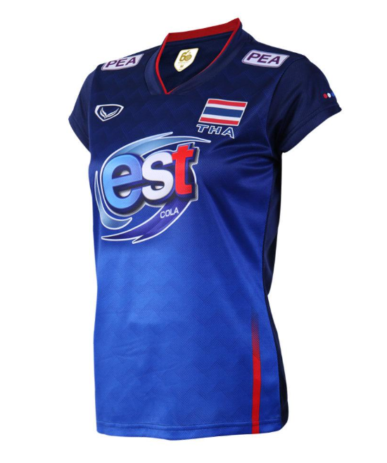 ก53#Grand Sport เสื้อวอลเลย์บอลหญิงทีมชาติ 2019 รหัส:014281