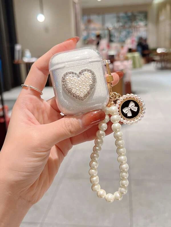 ไข่มุก จี้ พวงกุญแจ เคส เหมาะกับ Airpods e-98