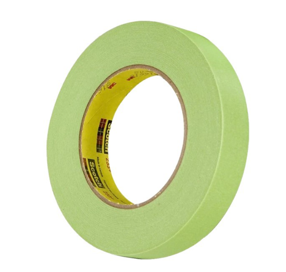 AC100-3M 26336 กระดาษกาวย่นสีเขียว Performance Masking Tape รุ่น 233+ ขนาด 24 มม. x 55 เมตร