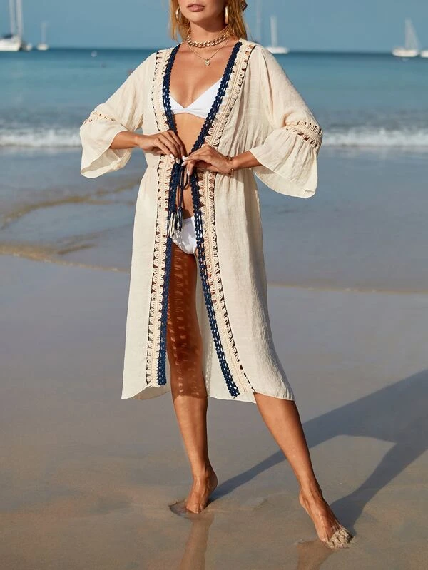 กิโมโน ผูกโบว์หน้า แขนเย็บรอยจีบ mm-8