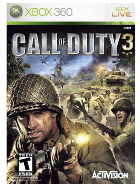 GA39-Call of Duty 3 xbox360 [Region Free] แผ่นเกมXbox360 แผ่นไรท์สำหรับเครื่องที่แปลงแล้ว LT/RGHทุกโซน