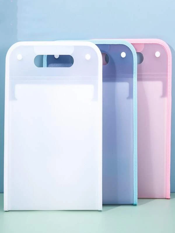 กระเป๋าแฟ้ม หลายชั้น สีสุ่ม 1 ชิ้น  f-70