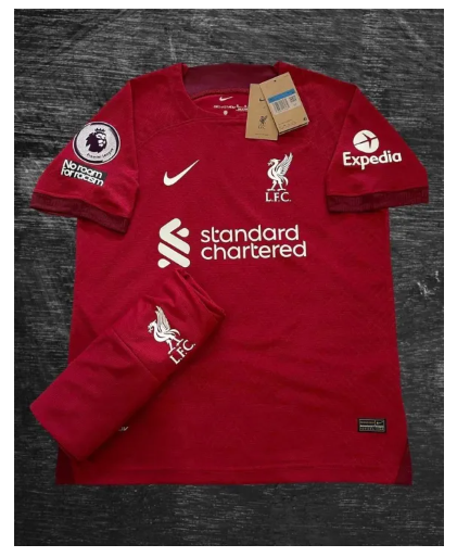 Z82-ชุดบอล ทีมลิเวอร์พูล Liverpool เกรดAAA Player ปี2022/23 ได้ทั้งชุด เสื้อพร้อมกางเกง ชุดสโมสร