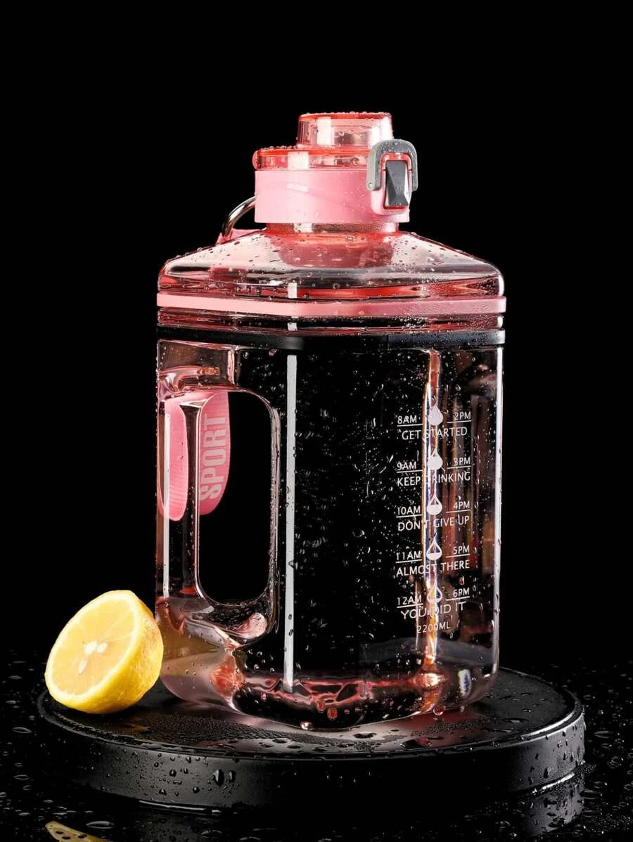 ขวดน้ำกีฬา พลาสติก น้ำ พิมพ์ สโลแกน สำหรับ บ้าน 1 ชิ้น  pp-63