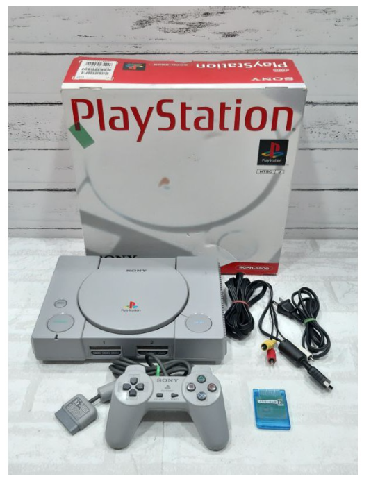 ROM60-เครื่อง PS1 งานกล่อง PlayStation 1 เล่นแผ่นแท้เท่านั้น เล่นแผ่นก๊อปไม่ได้ พร้อมแผ่นเกมแท้ 20 แผ่น Japan