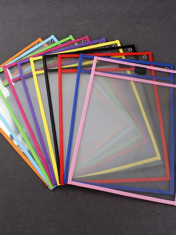 กระเป๋าแฟ้ม สีสุ่ม 1 ชิ้น f-27