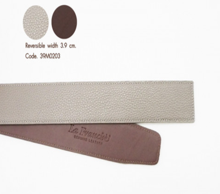 MAN66-3.9 cm. Reversible Pebble Gray