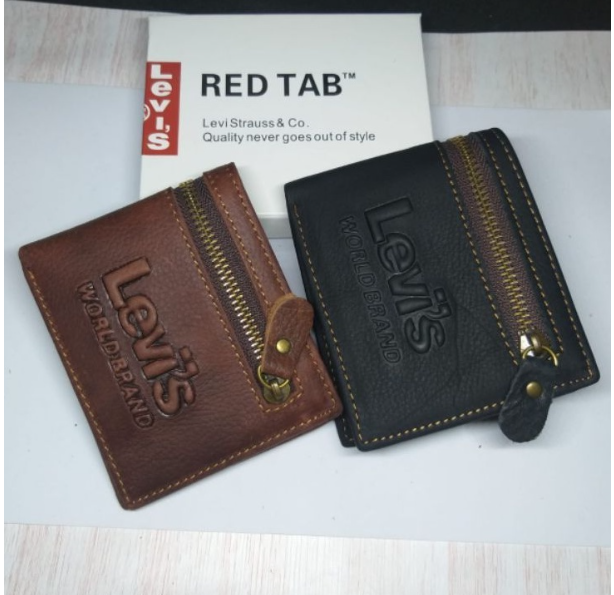 RAY67-กระเป๋าสตางค์หนัง มีซิป สําหรับผู้ชาย