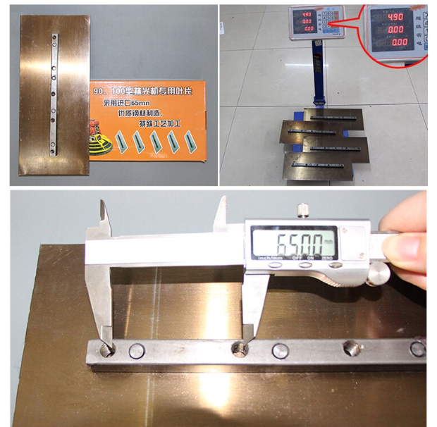TH124-ใบขัดมัน ใบขัดมันคอนกรีต ใบขัดมันพื้นปูน ใบขัดมัน เครื่องขัดพื้น 4ใบ/1ชุด สำหรับเครื่องขัดแมลงปอ