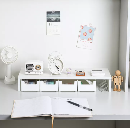 PD72-ชั้นวางเพิ่มความสูงของคอมพิวเตอร์ฐานหน้าจอจอเดสก์ท็อปที่เก็บของบนเดสก์ท็อปในสำนักงานชั้นวางแล็ปท็อป