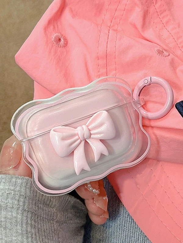 เคส เหมาะกับ Airpods ตกแต่ง โบว์ e-36