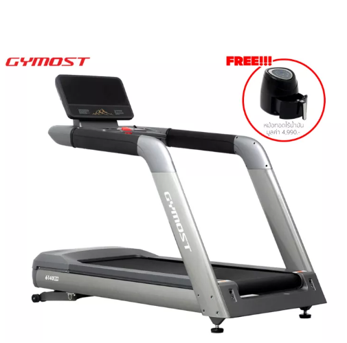 ว-005 ลู่วิ่งไฟฟ้า Gymost 6.0HP AC Motorised Treadmill Commercial-Grade 6.0HP รุ่น 6140EA