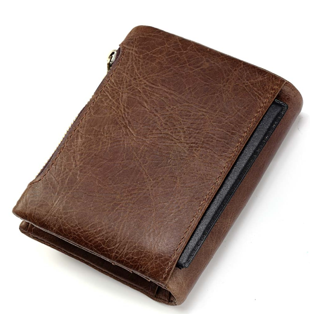 HU10-Humerpaul หนังวัวแท้กระเป๋าสตางค์ผู้ชายขนาดเล็กพับกระเป๋าสตางค์ผู้ชายกระเป๋าสตางค์ขายร้อน