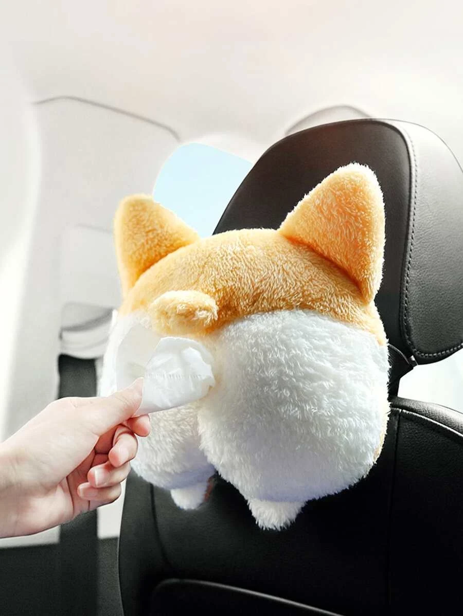 กล่องทิชชู่ ออกแบบ การ์ตูน ปุย รถ 1 ชิ้น  nn-194