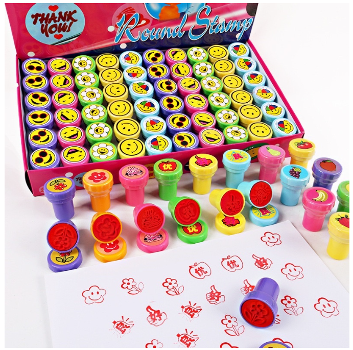 MM63-(สุ่มลาย)ตราปั้มลายการ์ตูน ตราปั้มของเล่นเด็ก ตราปั้มยาง ของเล่นเด็ก