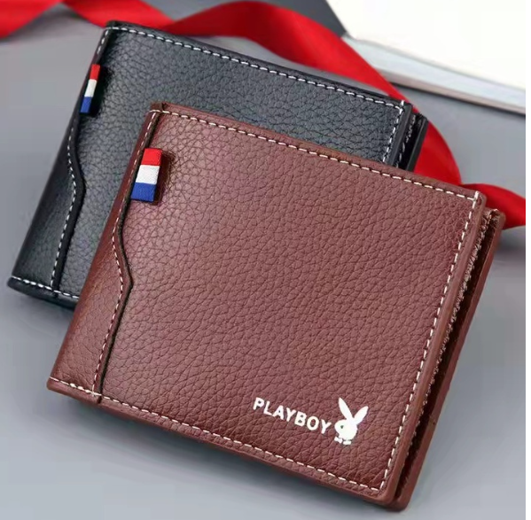 TOP19-กระเป๋าสตางค์ ผู้ชาย ใส่บัตร/เงินได้เยอะหนังอย่างดี(พร้อมส่งจากไทย)#M381