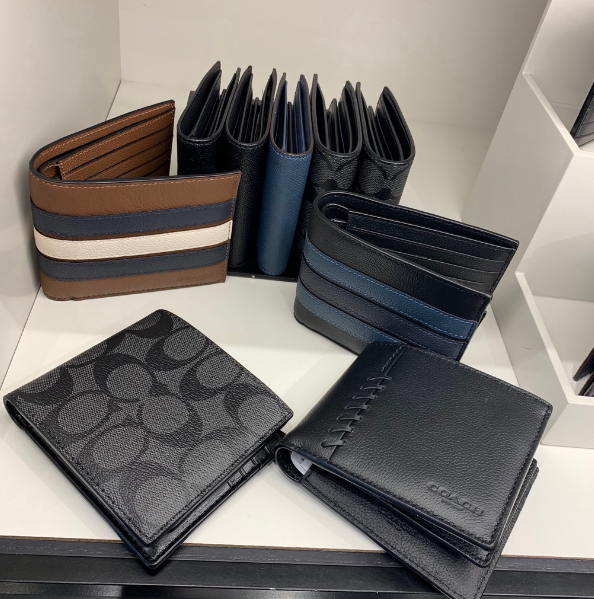 TOP05-?ของแท้?coach New men's wallet กระเป๋าสตางค์ ผู้ชาย #f74993/กระเป๋าสตางค์ใบสั้น/กระเปาตังค์