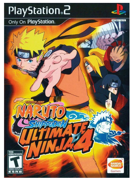 TM67-Naruto Shippuden: Ultimate Ninja 4 (USA) PS2 แผ่นเกมส์ps2 แผ่นเกมเพล2 เกมps2 เกมนารูโตะ narutops2