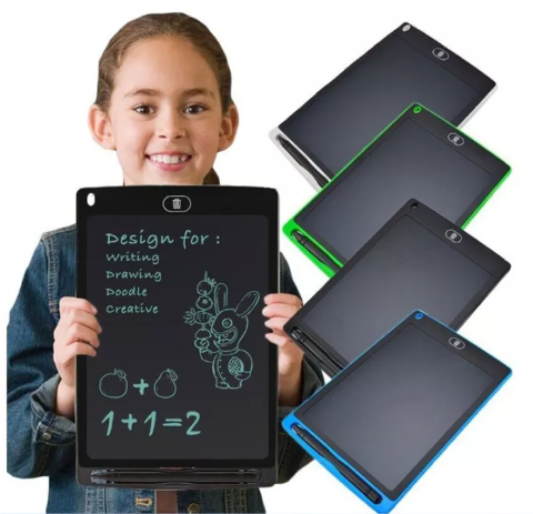 JIN64-8.5 นิ้ว 12 นิ้ว LCD Ewriter Pad กระดานเขียนแท็บเล็ต Drawing แผ่นเขียนแบบพกพาสำหรับเด็ก