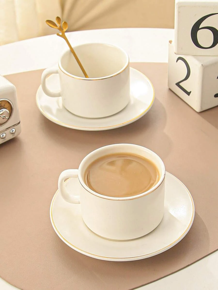 แก้วมัค 2 ชิ้น ขอบเมทัลลิก oo-103