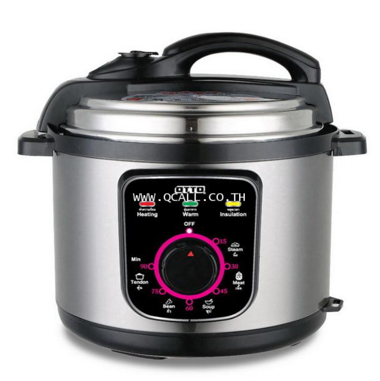 P80-หม้อแรงดัน หม้อในเคลือบ ออตโต้ OTTO รุ่น PC-225 จุ 5 ลิตร พลังสูง ตั้งเวลาได้ ส่งฟรีถึงที่ทั่วประเทศ