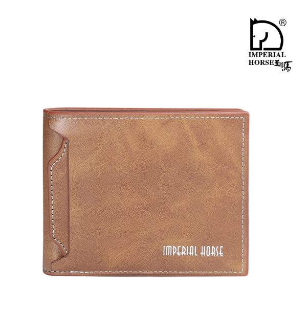 TOP86-Imperial Horse กระเป๋าสตางค์หนัง แบบ 3 พับ สําหรับผู้ชาย 515