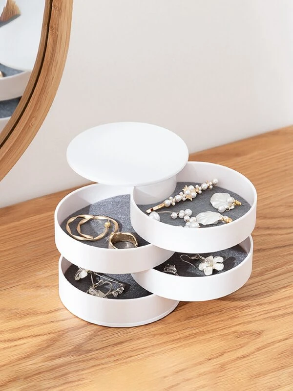 กล่องเก็บเครื่องประดับ หมุนได้ 1 ชิ้น  i-48