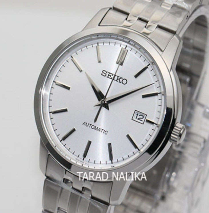 S55-นาฬิกา SEIKO automatic classic silver dial SRPH85K1