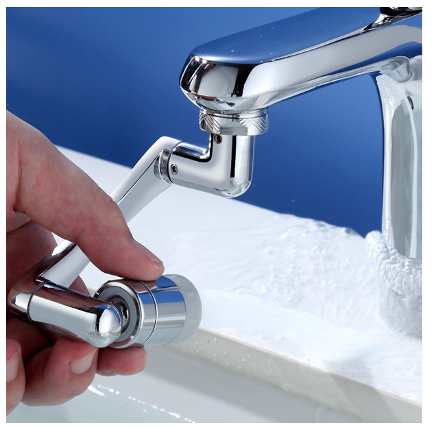 MW239-1080° หัวก๊อกน้ําทองแดง หมุนได้ ปรับได้ กันกระเด็น ทนทาน