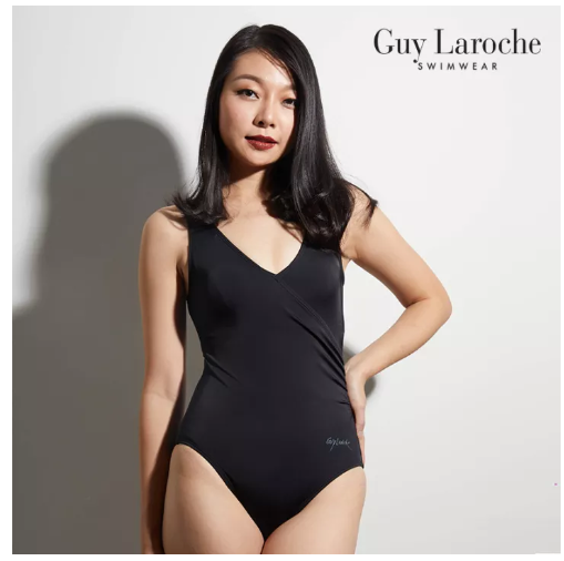 S55 Guy Laroche Swimwear ชุดว่ายน้ำ กีลาโรช วันพีซ ขาเว้า GSL1J